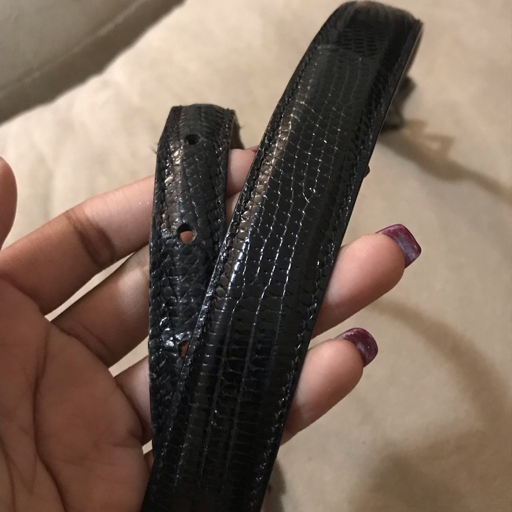 Barry Kieselstein-Cord — Glossy Lizard skin belt